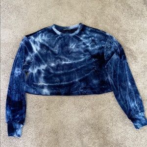 Blue Tie Dye Sweatpants set
